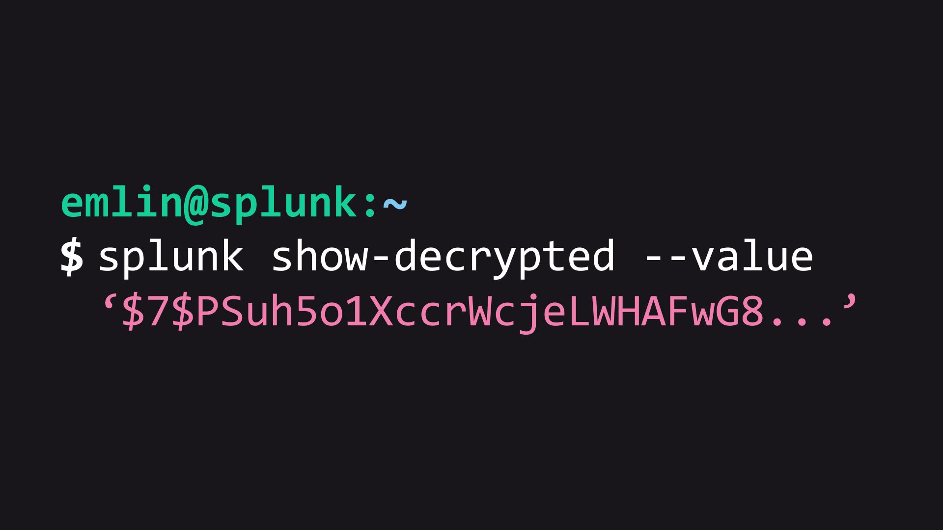 Finding and Replacing Encrypted Secrets in Splunk Configurations